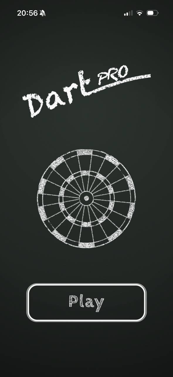 DartPro start screen